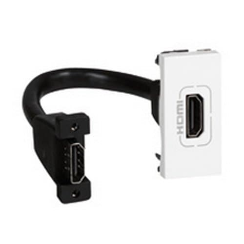 Priză HDMI preconectată LEGRAND, 15 cm, pentru instalare rapidă