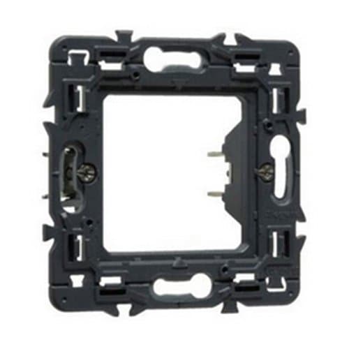 Suport modular LEGRAND Mosaic, 2 module, cu cleme de 27 mm