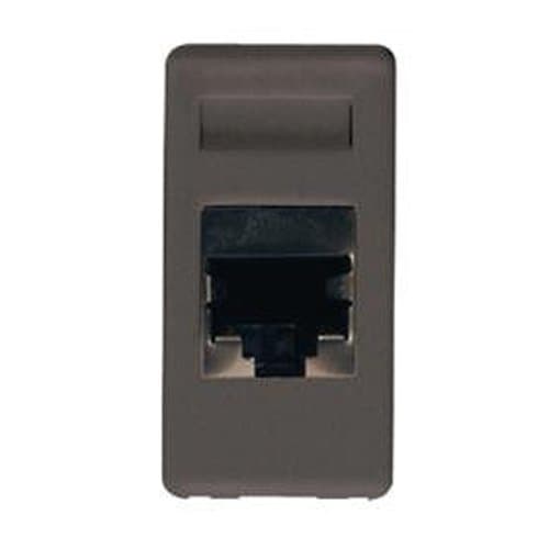 Priză RJ45 UTP cat 6 GEWISS, 1 modul, pentru rețele de date stabile