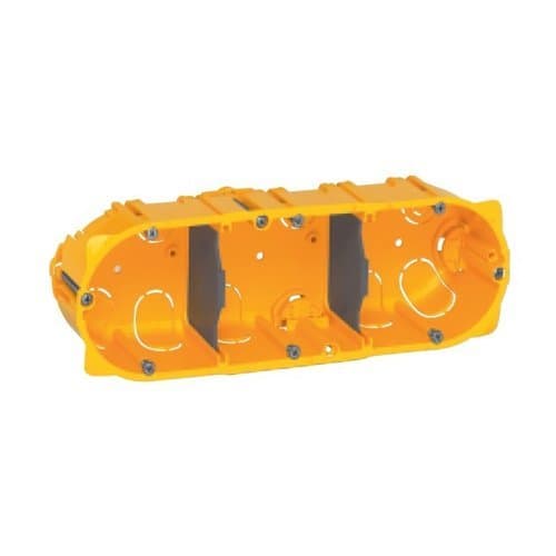 Doză gips-carton LEGRAND Batibox, 3 posturi, 40 mm