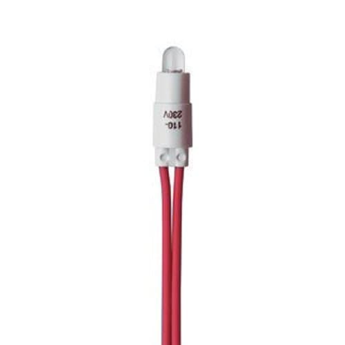 LED cablat GEWISS 0,6 W, 230 V, roșu pentru semnalizare