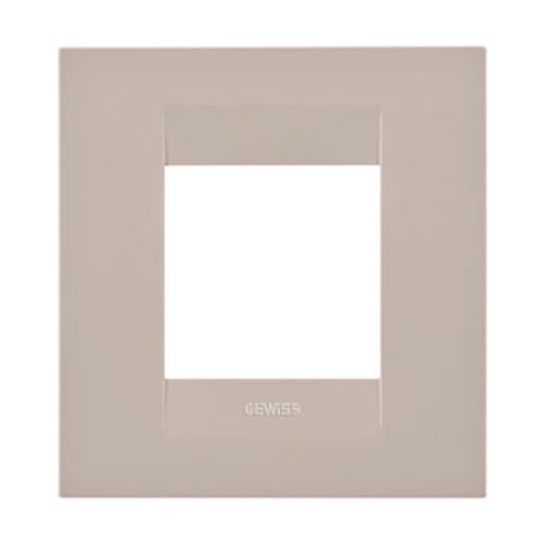 Ramă modulară GEWISS pentru 2 module, finisaj CH/Canepa