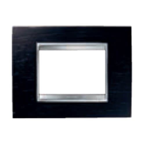 Rama modulară GEWISS Lux 2 module, CH/Wenge, finisaj lemn