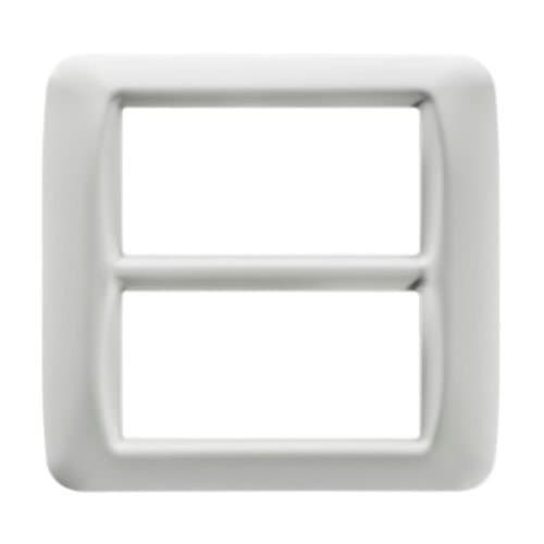 Ramă modulară GEWISS Top System 8, alb, pentru 4+4 module suprapuse