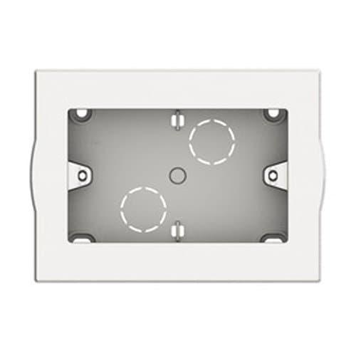 DZT 503BI Doză 3 Module Încastrată Albă