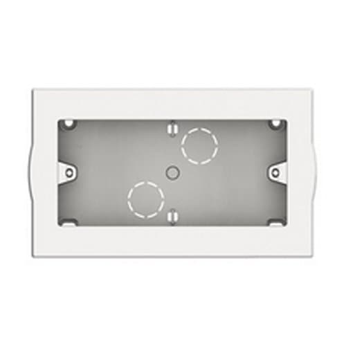 DZT 504BI Doză 4 module sub tencuială Albă