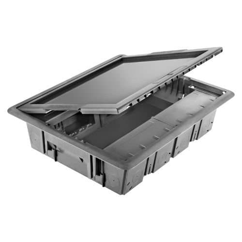 Doză de pardoseală GEWISS, 20 module, pentru instalații ordonate