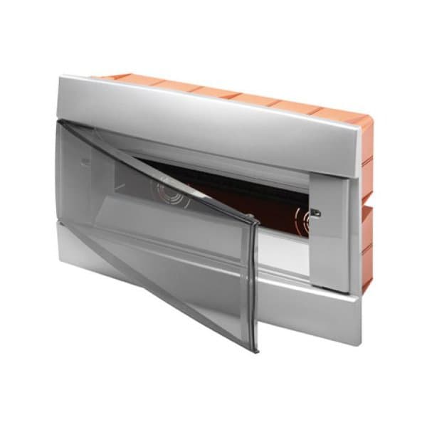 Tablou îngropat GEWISS, 18 module, IP40, alb