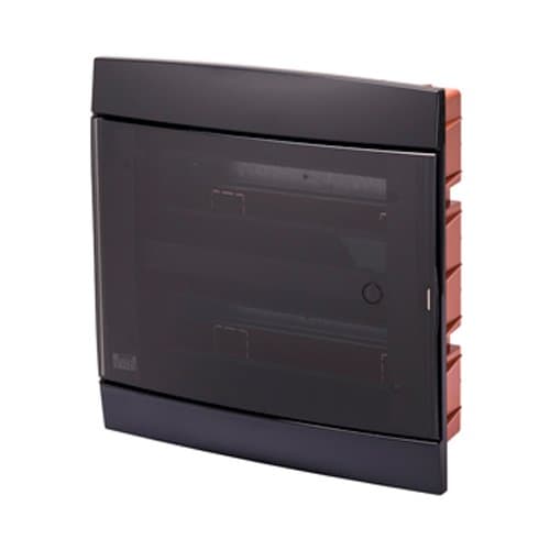 Tablou îngropat GEWISS, negru, IP40, 24+2 module
