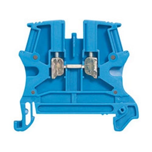 037100 Clema conex cu șurub 0.25-2.5mm, 1 in-1out, Blue