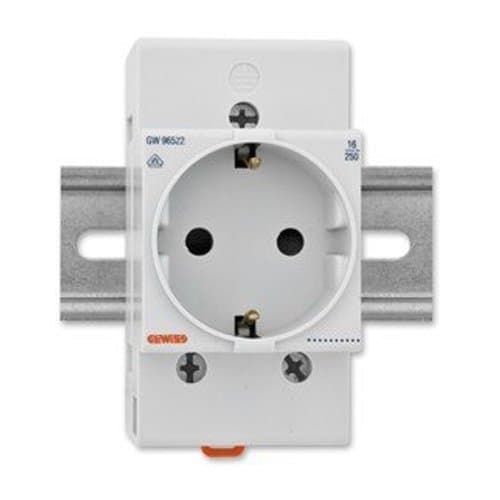 Priză pe șină DIN GEWISS 2P+E, 16 A, 250 V