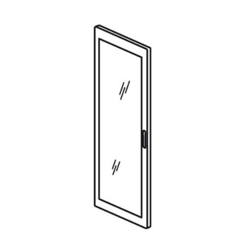 Ușă curbată din sticlă LEGRAND, 725 x 1800 mm
