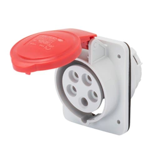 GW62210H Priză ind fixă 10G 3P+N+T 16A 400V 6h Roșu
