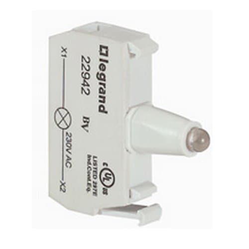 Bloc LED LEGRAND pentru tablouri electrice, 230 V, cu racord cu șurub