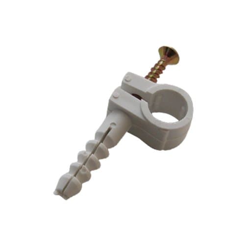 Set 10 cleme rapide pentru fixare cablu, cu șurub, 8 mm, FLORY LIGHTING