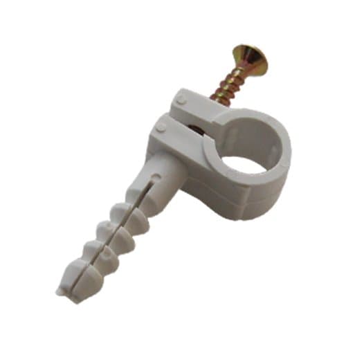 Cleme rapide de fixare cablu cu șurub 10 mm, FLORY LIGHTING, set 10 buc