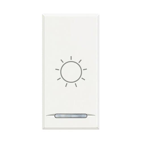 Buton LEGRAND Axolute cu iluminare, alb, pentru instalații moderne