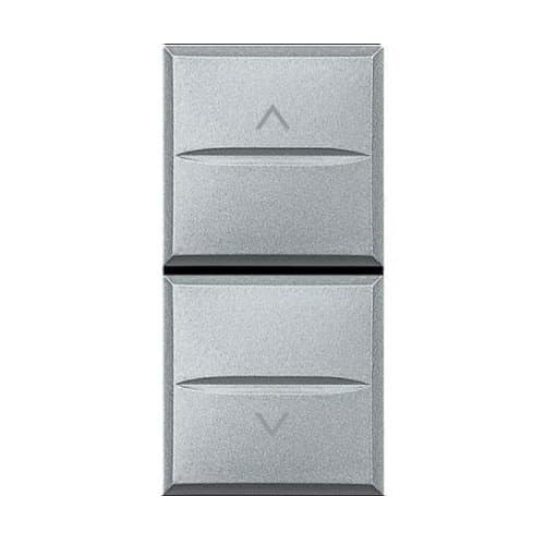 Buton dublu cu interblocare LEGRAND Axolute, modular, Tech