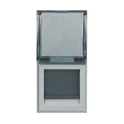 Priză RJ45 UTP cat 6a Legrand Axolute, 1 modul, finisaj Tech