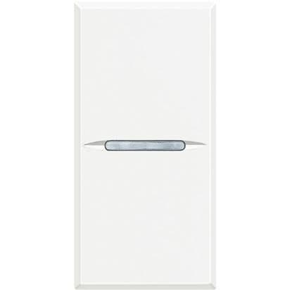 HD4001AN Axolute Întrerupător axial 10A 1 modul Alb