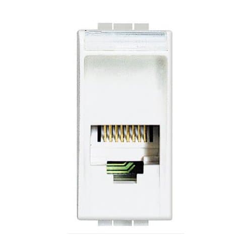 Priză RJ11 LEGRAND Living Light, 1 modul, alb