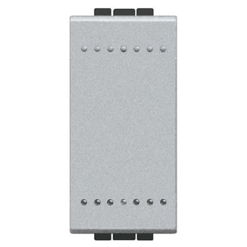 Întrerupător cap cruce LEGRAND Living Light, 16A, aluminiu