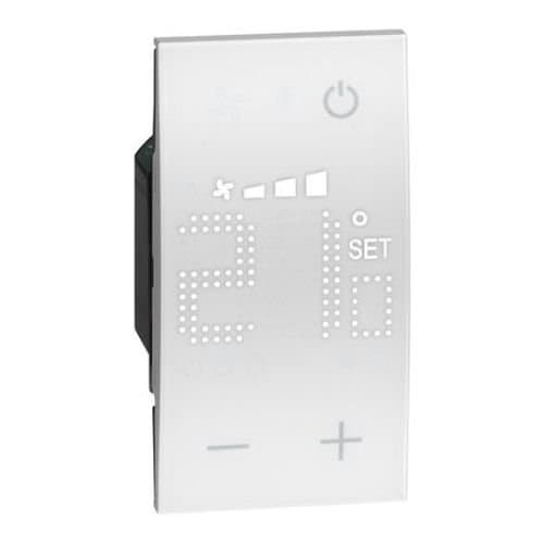 Termostat LEGRAND Living Now, 2P, 2 module, alb