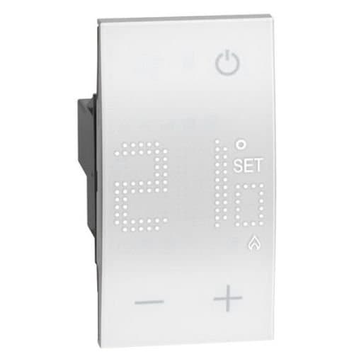 Termostat electronic LEGRAND Living Now, alb, 2 module