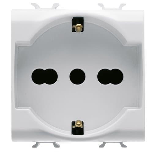 Priză pentru copii GEWISS 16A, 2P+E, compactă