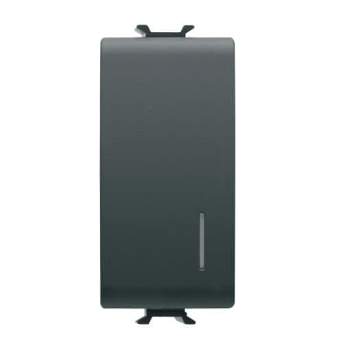 Buton de revenire pentru iluminat GEWISS, 16A, negru satin