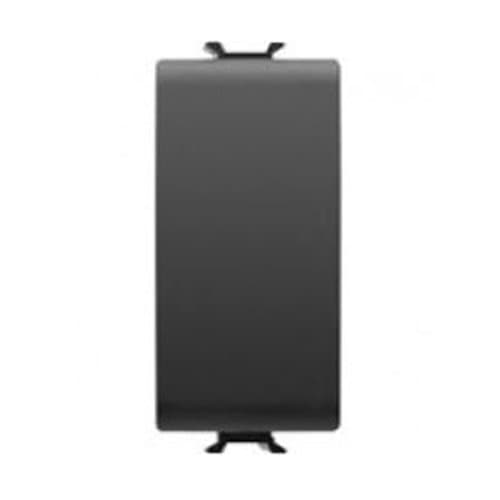 GW12051 Întrerupător cap scară 1P 16AX 1 m CH/Negru Satin