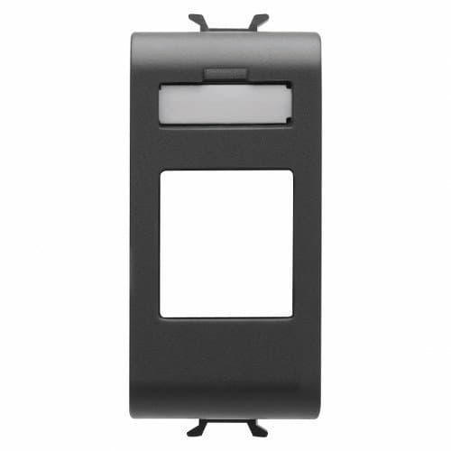 Carcasă conector RJ45/HDMI/USB GEWISS, 1 m, negru satin