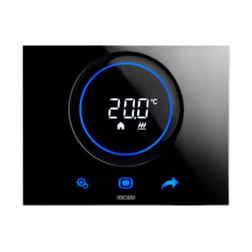 Termostat Wi‑Fi aplicat GEWISS, pentru control inteligent al temperaturii