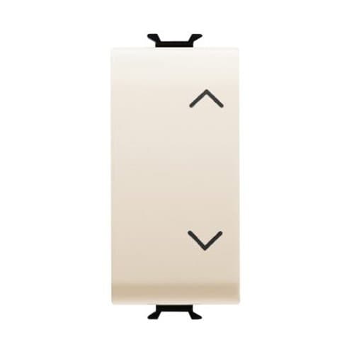 Buton cu revenire Up/Down GEWISS, 1P, 10 A, ivoar