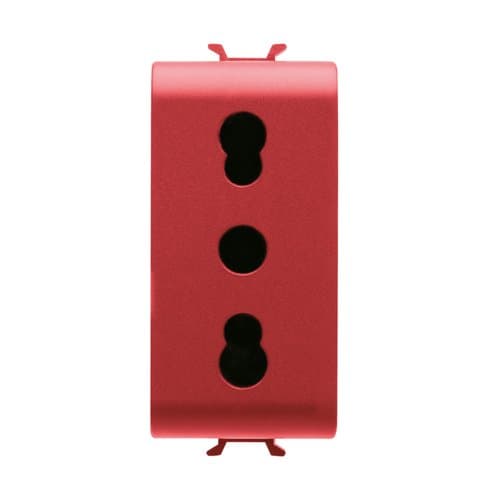 Priză modulară GEWISS 2P+E IT 250V 16A, bivalentă