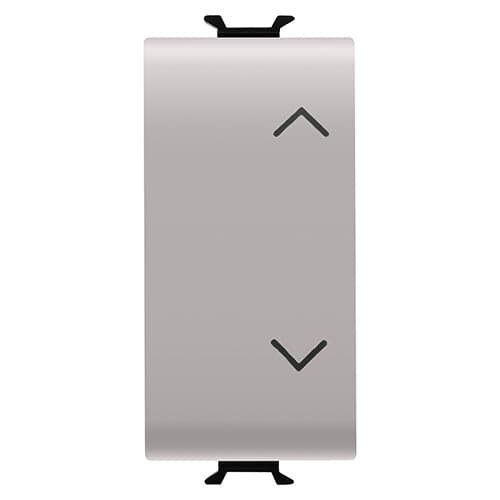 Buton cu revenire Up/Down GEWISS, 1P 10A, bej