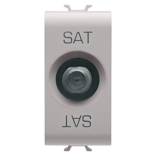 Priză TV/SAT GEWISS, 1 modul, bej satin