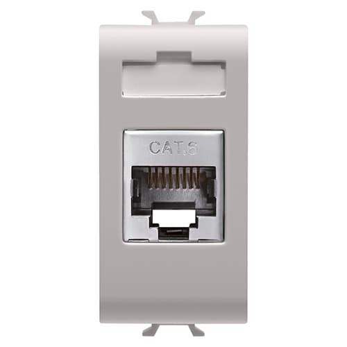 Priză RJ45 FTP Cat 6 GEWISS, 1 modul, bej satin
