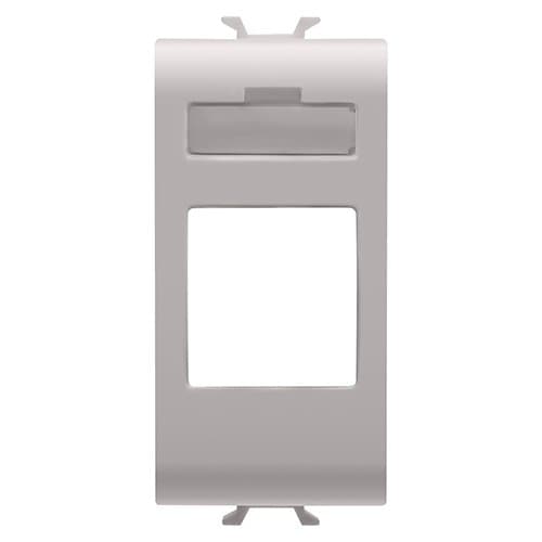 Carcasă conector RJ45/HDMI/USB GEWISS, Bej Satin, modulară