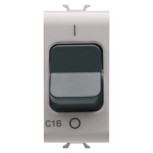Întrerupător modular GEWISS 1P+N C16, 230V AC, bej