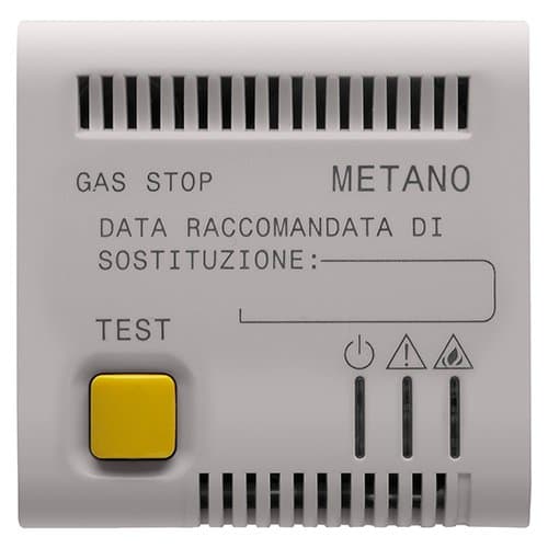 Detector de gaz GEWISS, 12V AC/DC, 2 module, bej satin