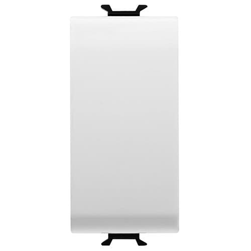 Buton cu revenire GEWISS, 16A, alb satin, pentru montaj modular