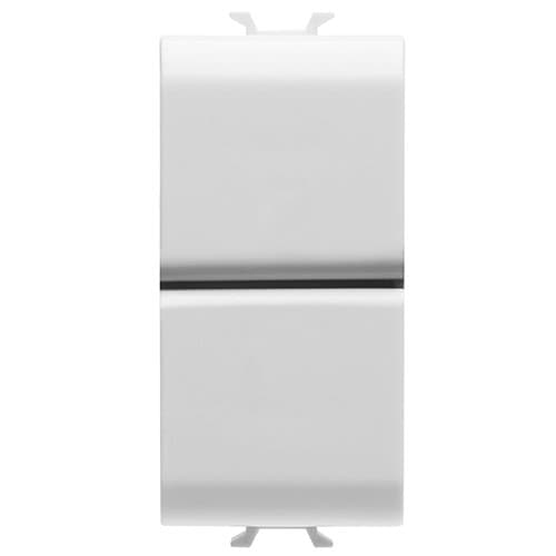 Buton GEWISS 16A, 1 modul, CH/Alb Satin
