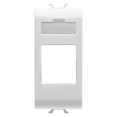 Carcasă conector RJ45/HDMI/USB GEWISS, 1 m, alb satin