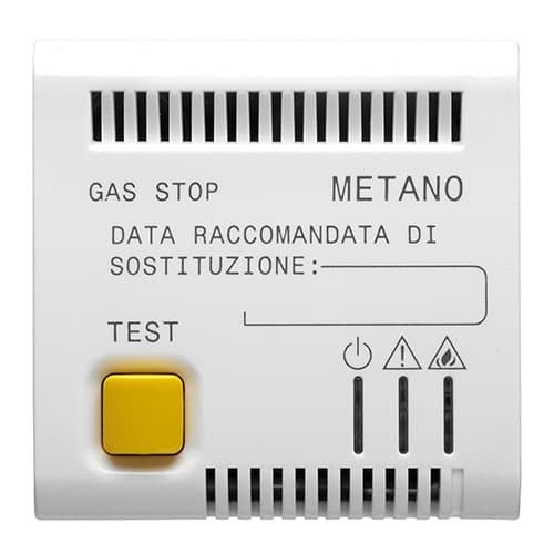 Detector de gaz GEWISS 12V AC/DC, 2 module, alb satin