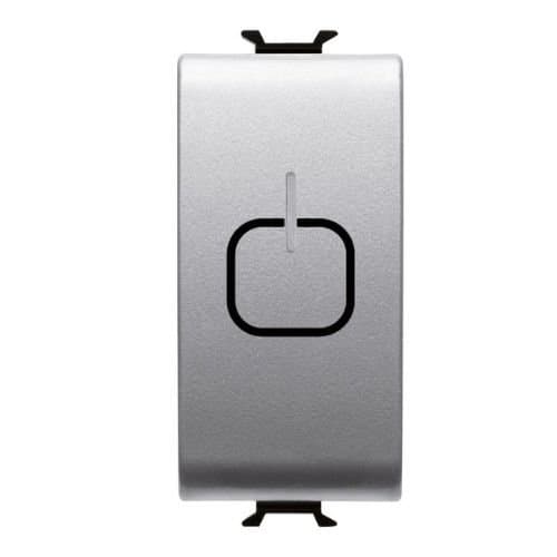 Intrerupător touch GEWISS, 1 modul, gri titan