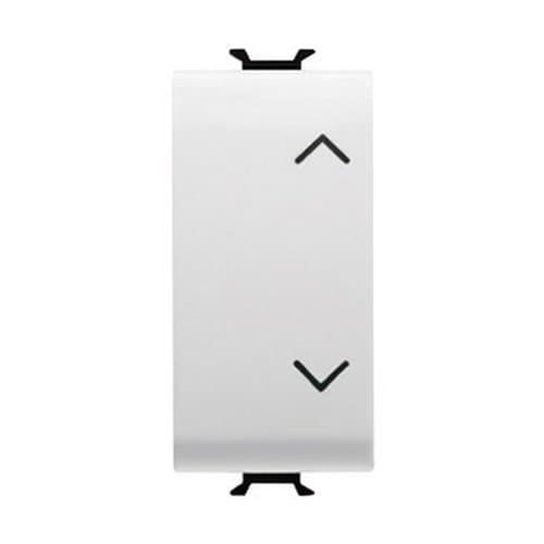 Întrerupător GEWISS cu 3 poziții Up/Down, alb, 250 V, 16 A