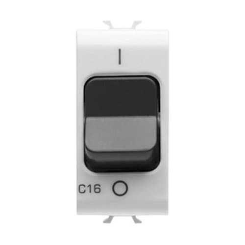 Întrerupător modular GEWISS 1P+N C16, alb, 16 A, 230 V