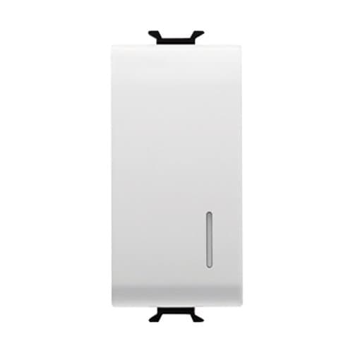 Buton cu revenire electronic GEWISS, alb, 230 V