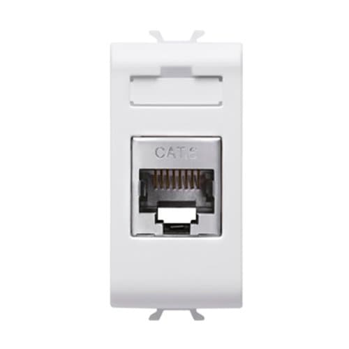 Priză RJ45 FTP Cat 6 GEWISS, 1 modul, alb